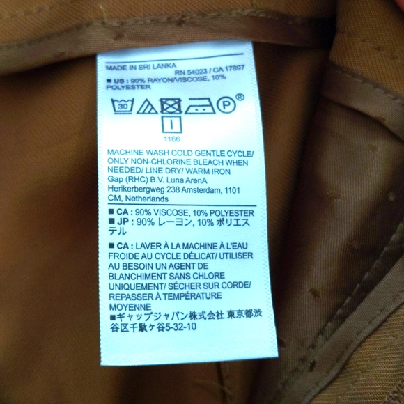 Banana Republic high wasted, wide leg dress pant, size 14 - Picture 7 of 7